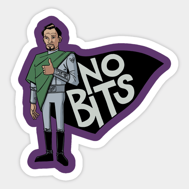 No Bits Sticker by Blank Check